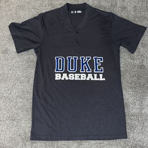 Duke University Athletics Blue Devils #28 gray Baseball practice shirt jersey S